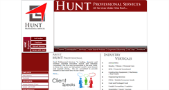 Desktop Screenshot of huntprofessionalinc.com